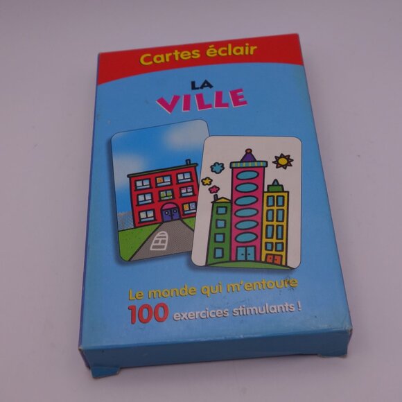 Cartes eclair La Ville Le monde qui m'entoure 100 exercices stimulant! - Picture 1 of 16